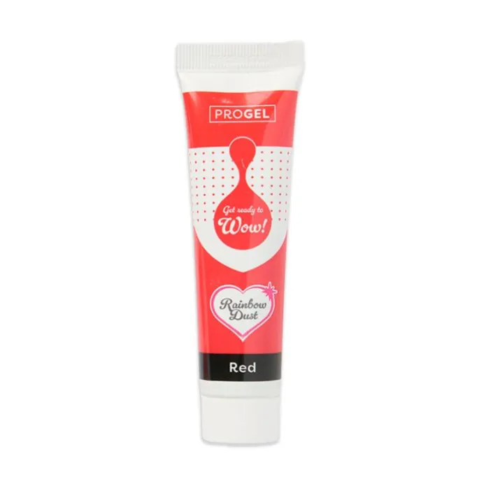 Colorante ProGel rojo 25 g - Rainbow Dust