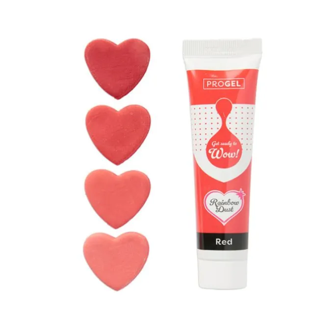 Colorante ProGel rojo 25 g - Rainbow Dust
