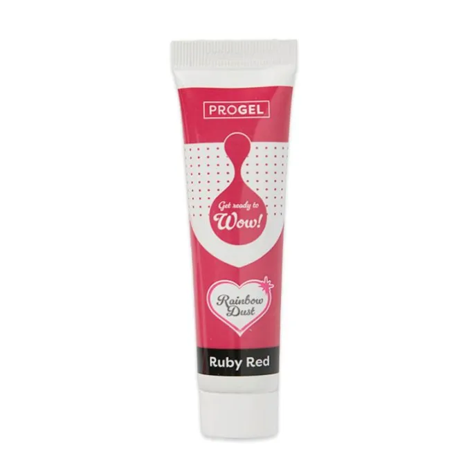 Colorante ProGel rojo rubí 25 g - Rainbow Dust