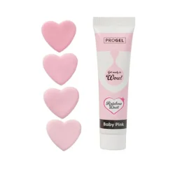 Colorante ProGel rosa bebé 25 g - Rainbow Dust