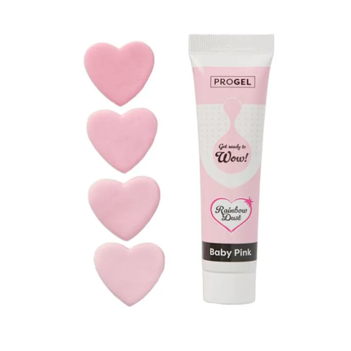 Colorante ProGel rosa bebé 25 g - Rainbow Dust