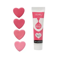 Colorante ProGel rosa frambuesa 25 g - Rainbow Dust