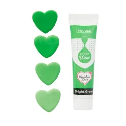 Colorante ProGel verde brillante 25 g - Rainbow Dust