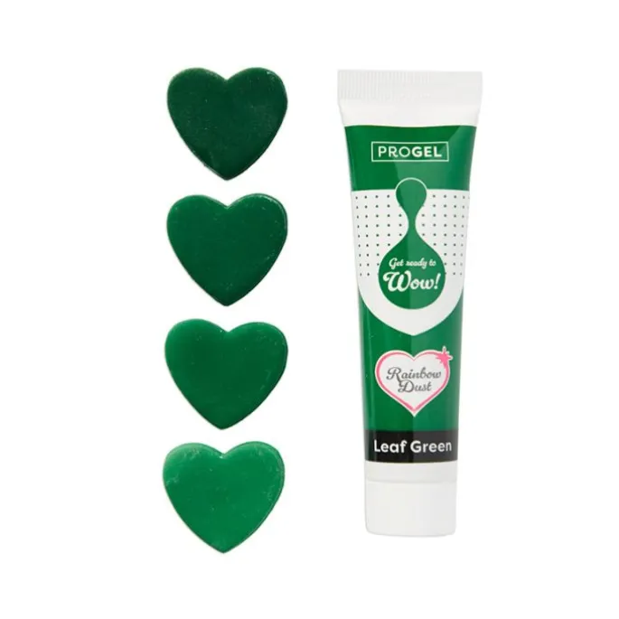 Colorante ProGel verde hoja 25 g - Rainbow Dust