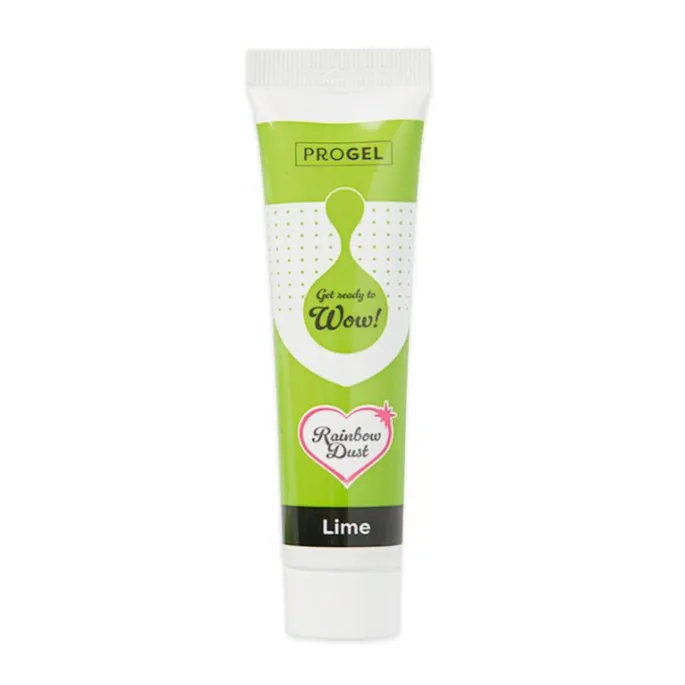 Colorante ProGel verde lima 25 g - Rainbow Dust