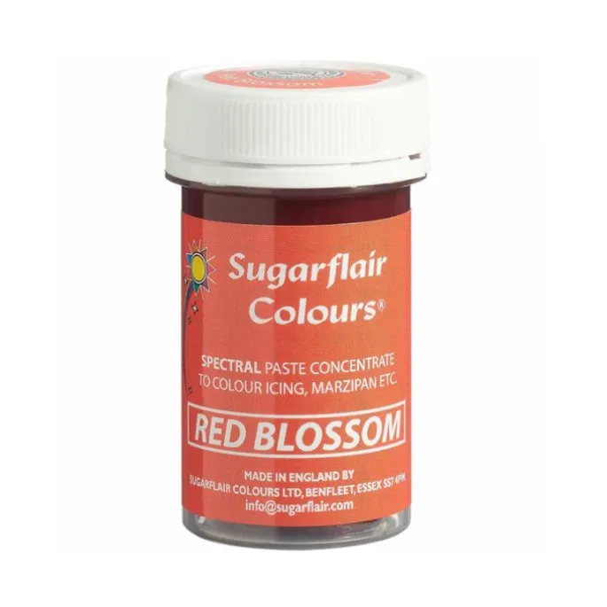 Colorante rojo flor 25 g - Sin gluten - Sugarflair