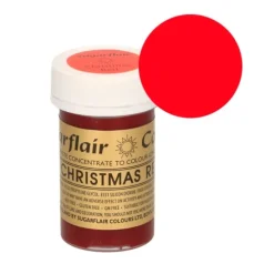 Colorante rojo Navidad 25 g - Sin gluten - Sugarflair