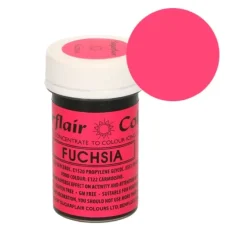 Colorante rosa fucsia 25 g - Sin gluten - Sugarflair