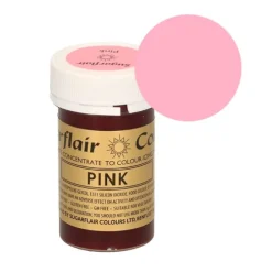 Colorante rosa 25 g - Sin gluten - Sugarflair