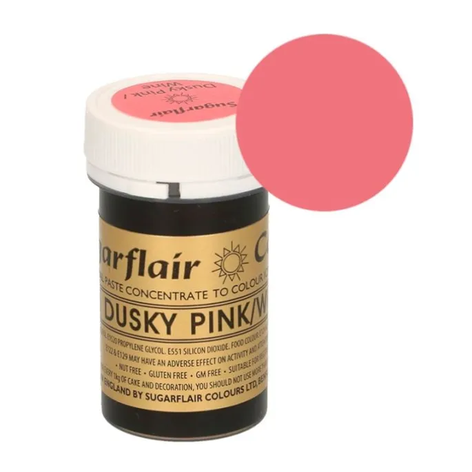 Colorante rosa oscuro 25 g - Sin gluten - Sugarflair