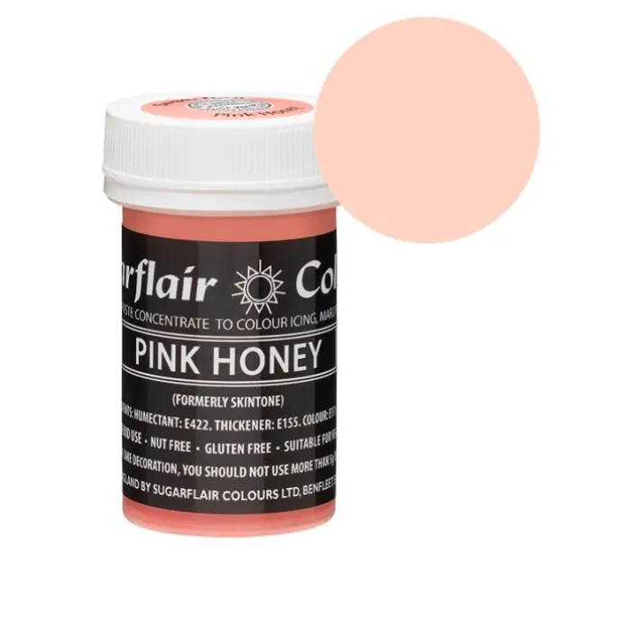 Colorante rosa piel pastel 25 g - Sin gluten - Sugarflair