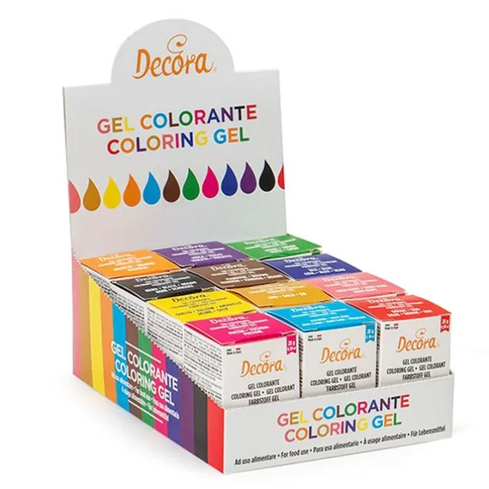 Colorantes en gel 28 g (12) - Decora
