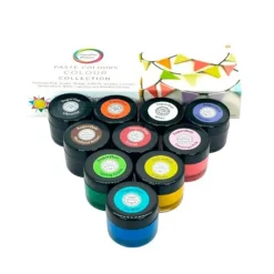 Colorantes en pasta 10 g (10) - Sin gluten - Sugarflair