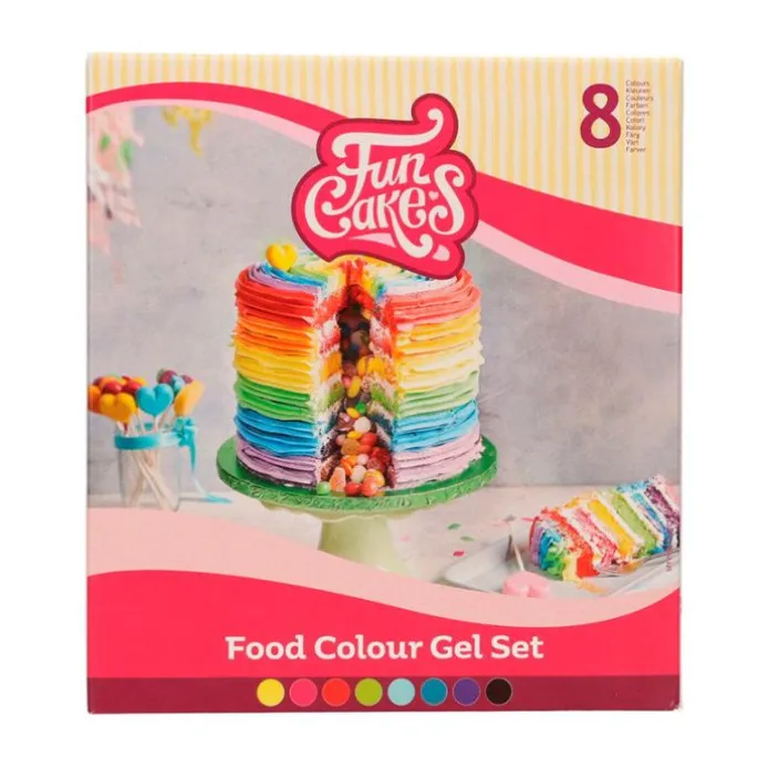 Colorantes gel FunColours (8) - Funcakes