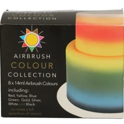 Colorantes para aerógrafo 14 ml (8) - Sin gluten - Sugarflair