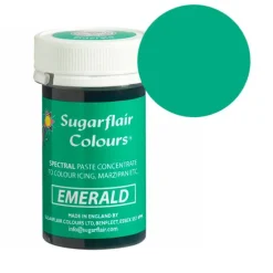 Colorante verde esmeralda 25 g - Sin gluten - Sugarflair