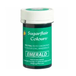Colorante verde esmeralda 25 g - Sin gluten - Sugarflair