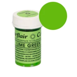 Colorante verde lima 25 g - Sin gluten - Sugarflair