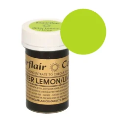 Colorante verde limón amargo 25 g - Sin gluten - Sugarflair