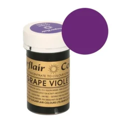 Colorante violeta uva 25 g - Sin gluten - Sugarflair