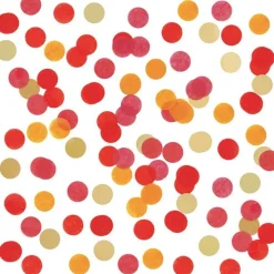 Confeti rojo y dorado - My Little Day