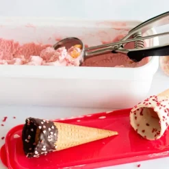 Contenedor para helado rojo doble pared 1,3 litros - Städter