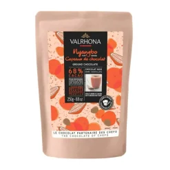 Copos de chocolate negro 68% Nyangbo 250 g - Valrhona