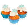 Copos de nieve azules y blancos (12) - Funcakes
