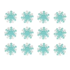 Copos de nieve azules y blancos (12) - Funcakes