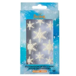 Copos de nieve blancos (9) - Sin gluten - Decora