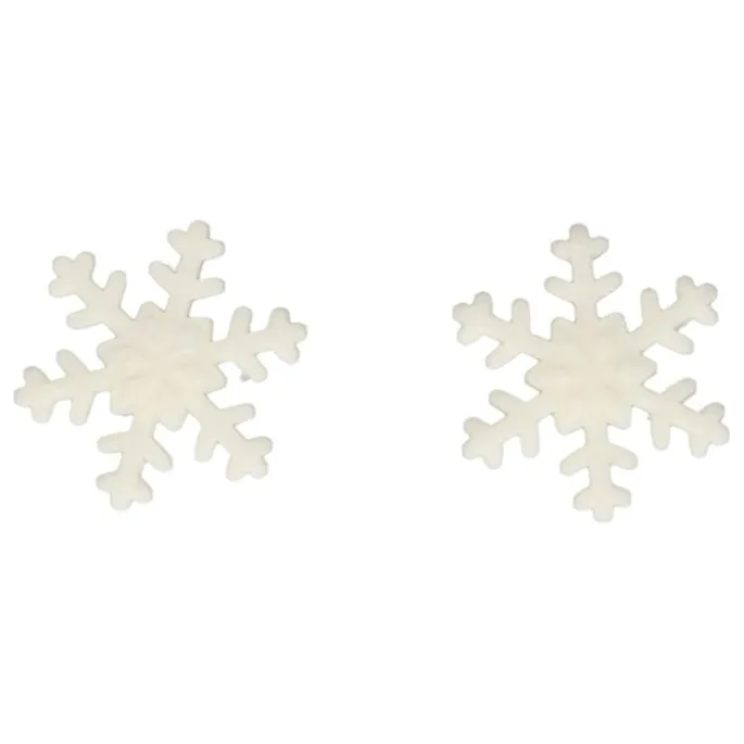 Copos de nieve grandes blancos (12) - Sin gluten - Funcakes