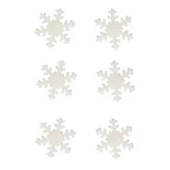 Copos de nieve grandes blancos (12) - Sin gluten - Funcakes