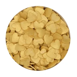 Corazones de azúcar oro 50 gr - Städter