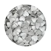 Corazones de azúcar plata 50 g - Städter
