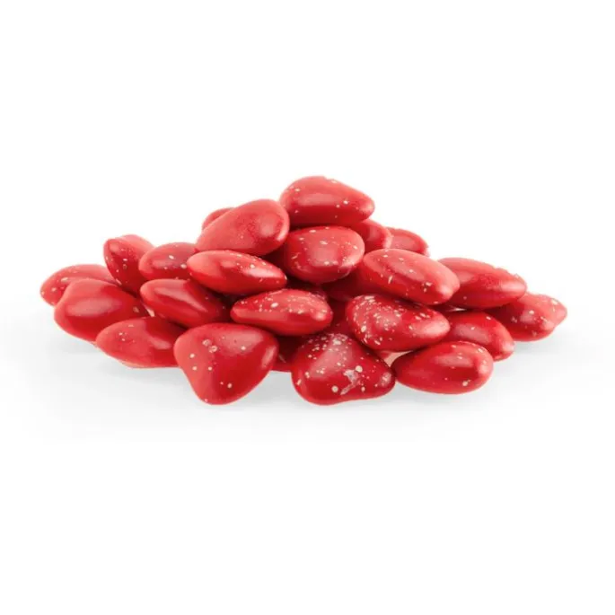 Corazones de azúcar rellenos de chocolate 250 g - Dekora