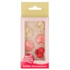 Corazones de azúcar rojos, rosas y blancos (30) - Sin gluten - Funcakes