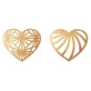 Corazones dorados comestibles Golden Touch (30) - Sin gluten - Modecor