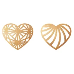 Corazones dorados comestibles Golden Touch (30) - Sin gluten - Modecor