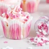 Corazones rosas y blancos 60 g - Funcakes