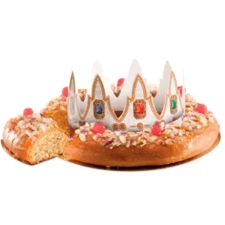 Corona diamantes para roscón de Reyes
