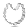 Cortador babero rizado 8 cm - Cookie Cutter