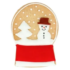 Cortador bola árbol y muñeco de Navidad 8 cm - Birkmann