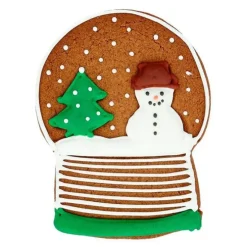 Cortador bola árbol y muñeco de Navidad 8 cm - Birkmann