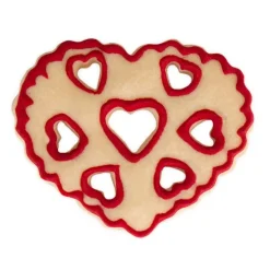 Cortador corazón ondulado con corazones 8 cm - Städter