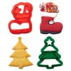 Cortadores calcetín y árbol de Navidad (2) - Decora