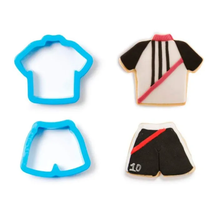 Cortadores camiseta y pantalones de fútbol (2) - Decora