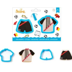 Cortadores camiseta y pantalones de fútbol (2) - Decora