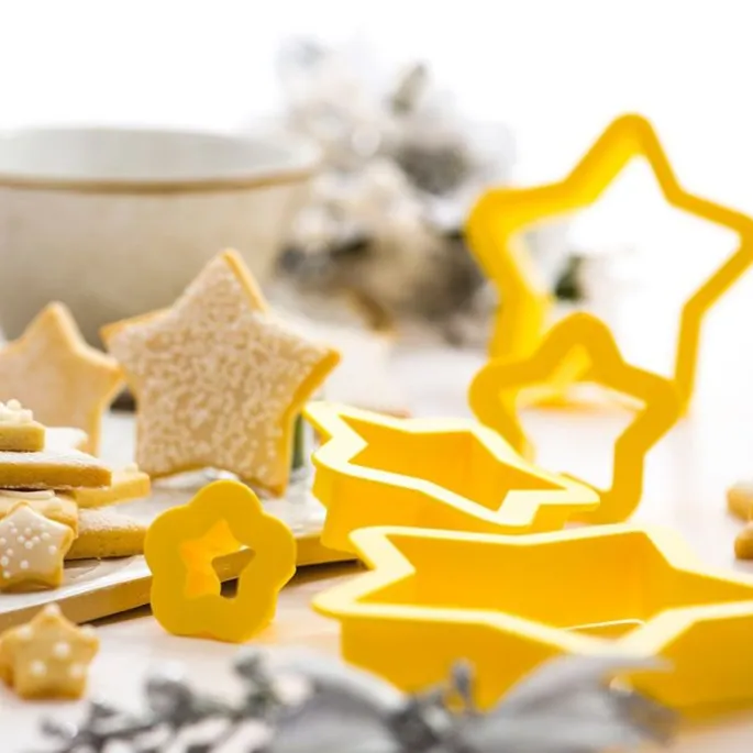 Cortadores con agarre estrellas (5) - Decora