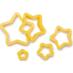 Cortadores con agarre estrellas (5) - Decora