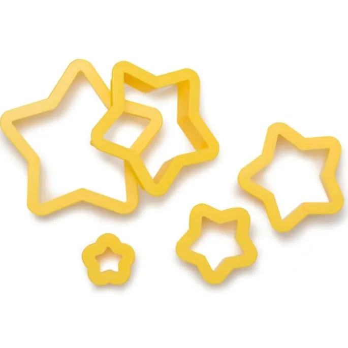 Cortadores con agarre estrellas (5) - Decora